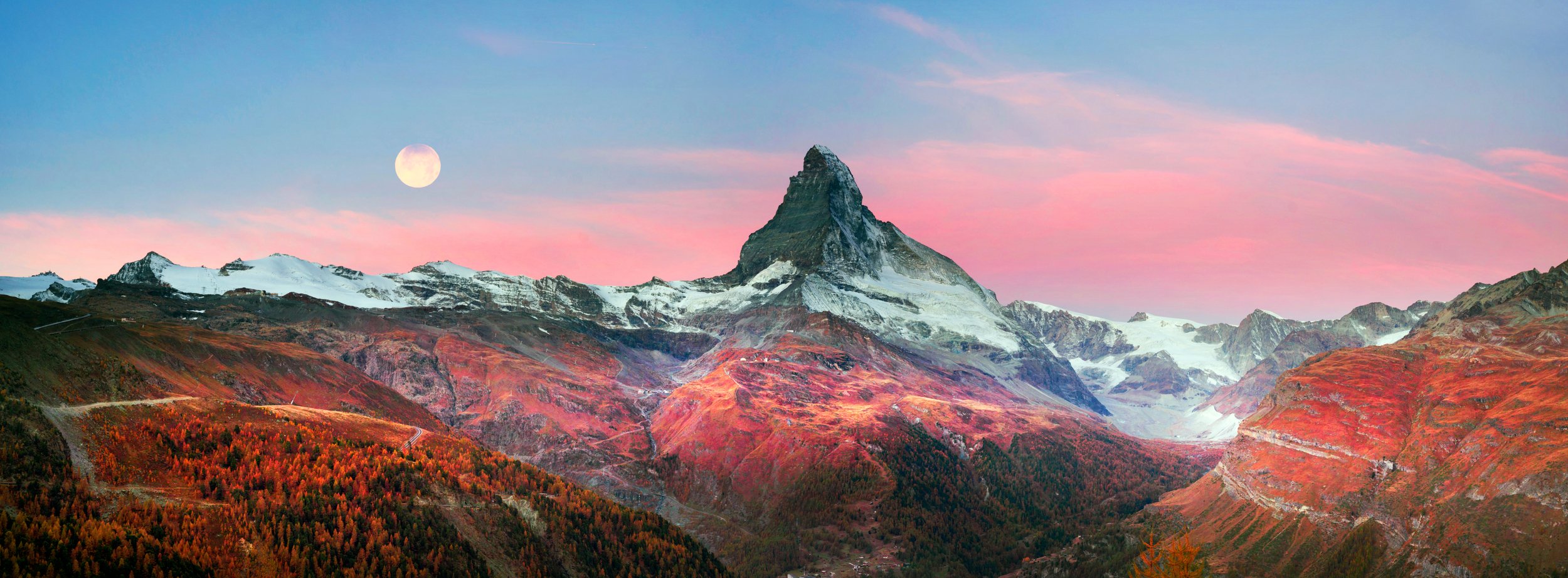 Matterhorns Mooning by Utah Print Vault