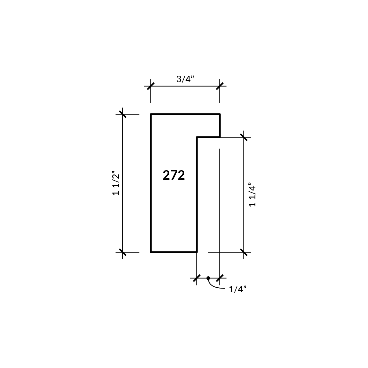 Cumberland Natural Cherry 272112 frame sample