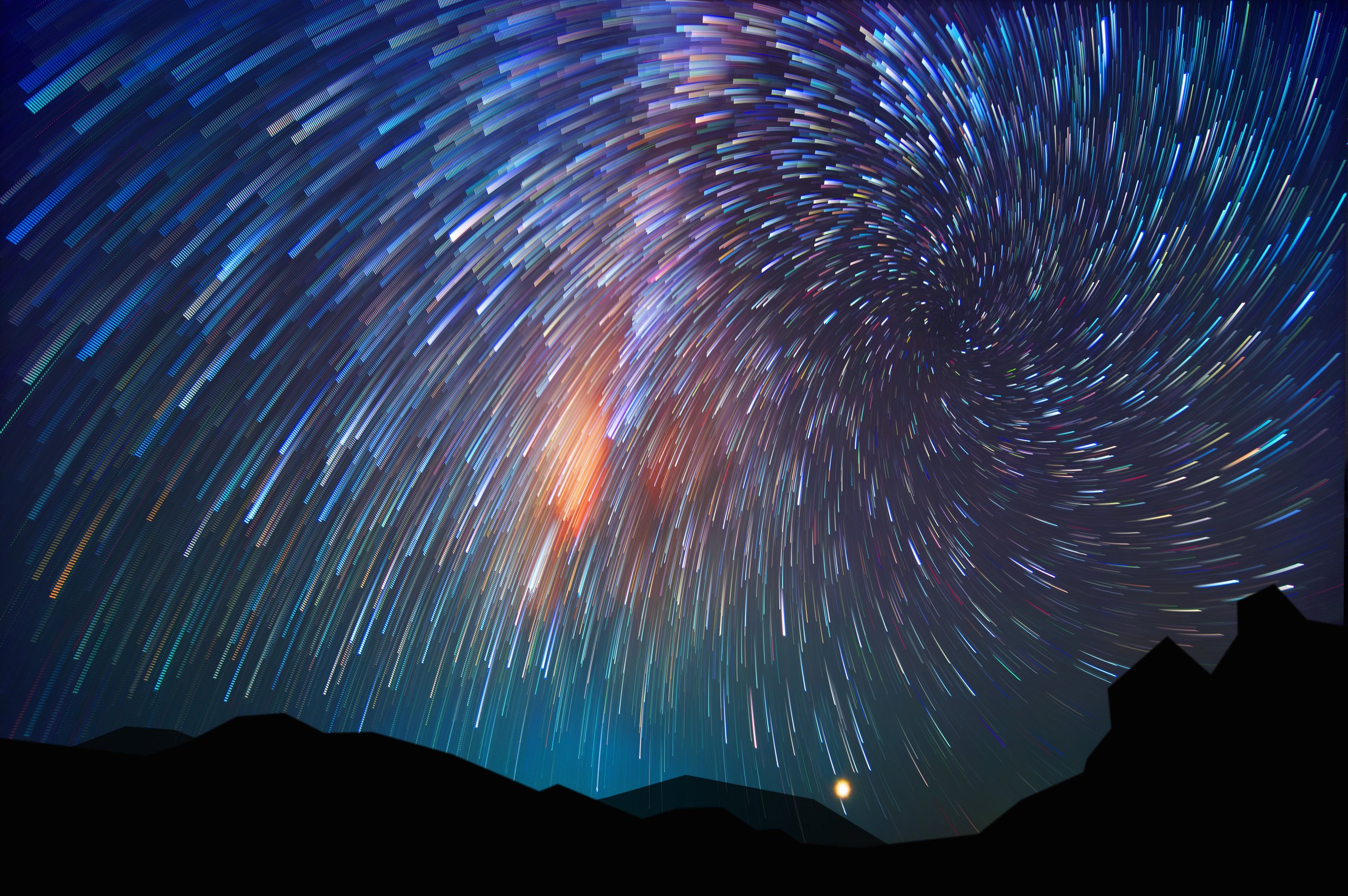 Space Mountains by Utah Print Vault