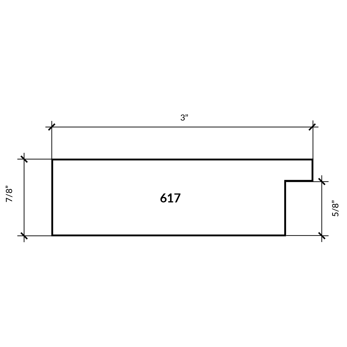 Jasper White Flat 617484 frame sample