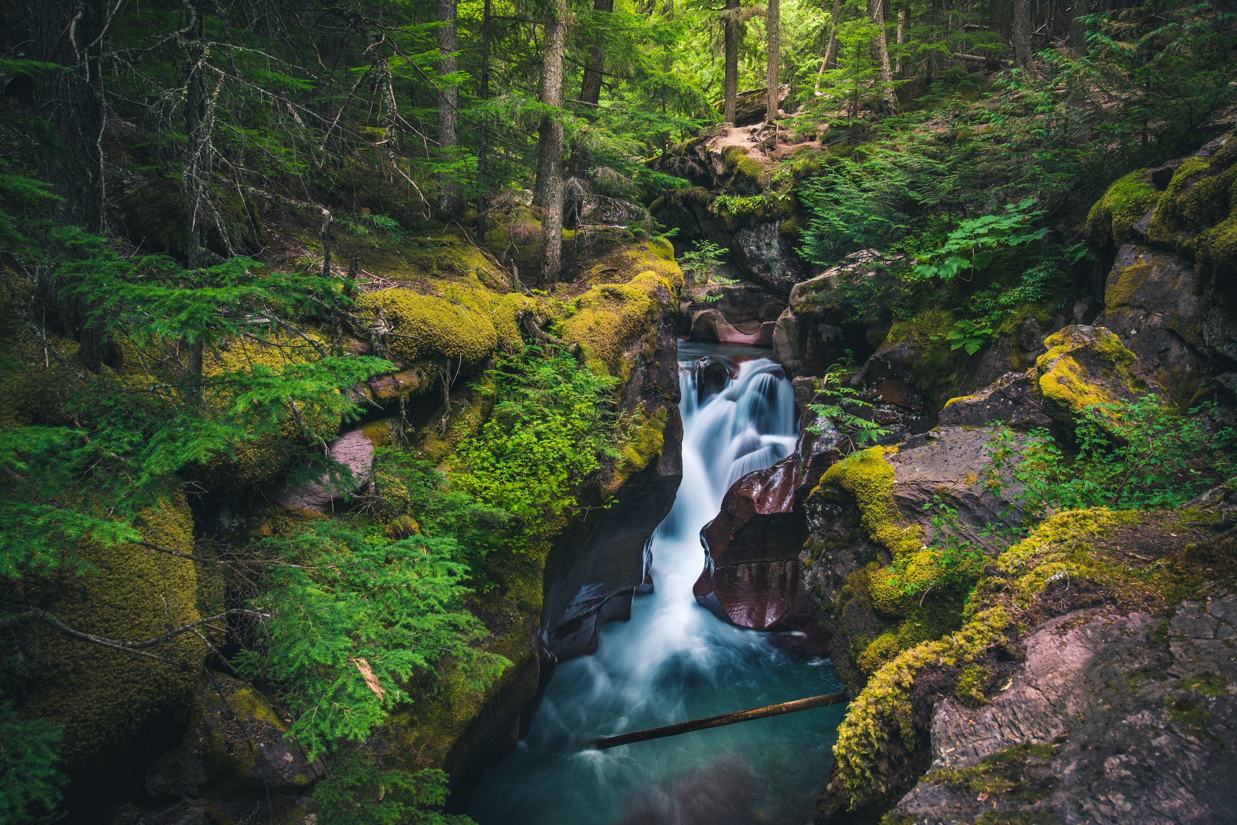 Avalanche Creek by Utah Print Vault