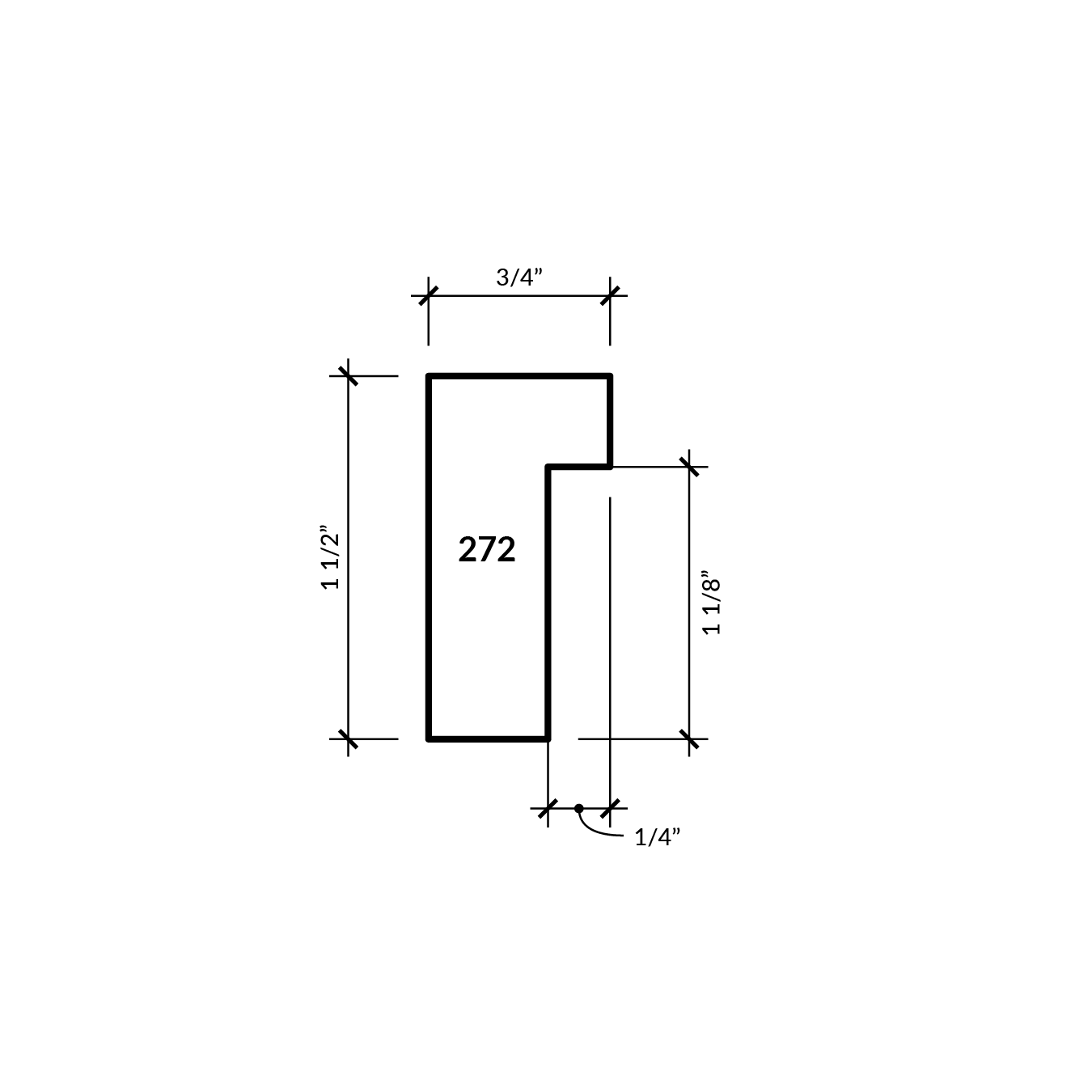 Hans 3/4 Cap Wishbone 272310 frame sample