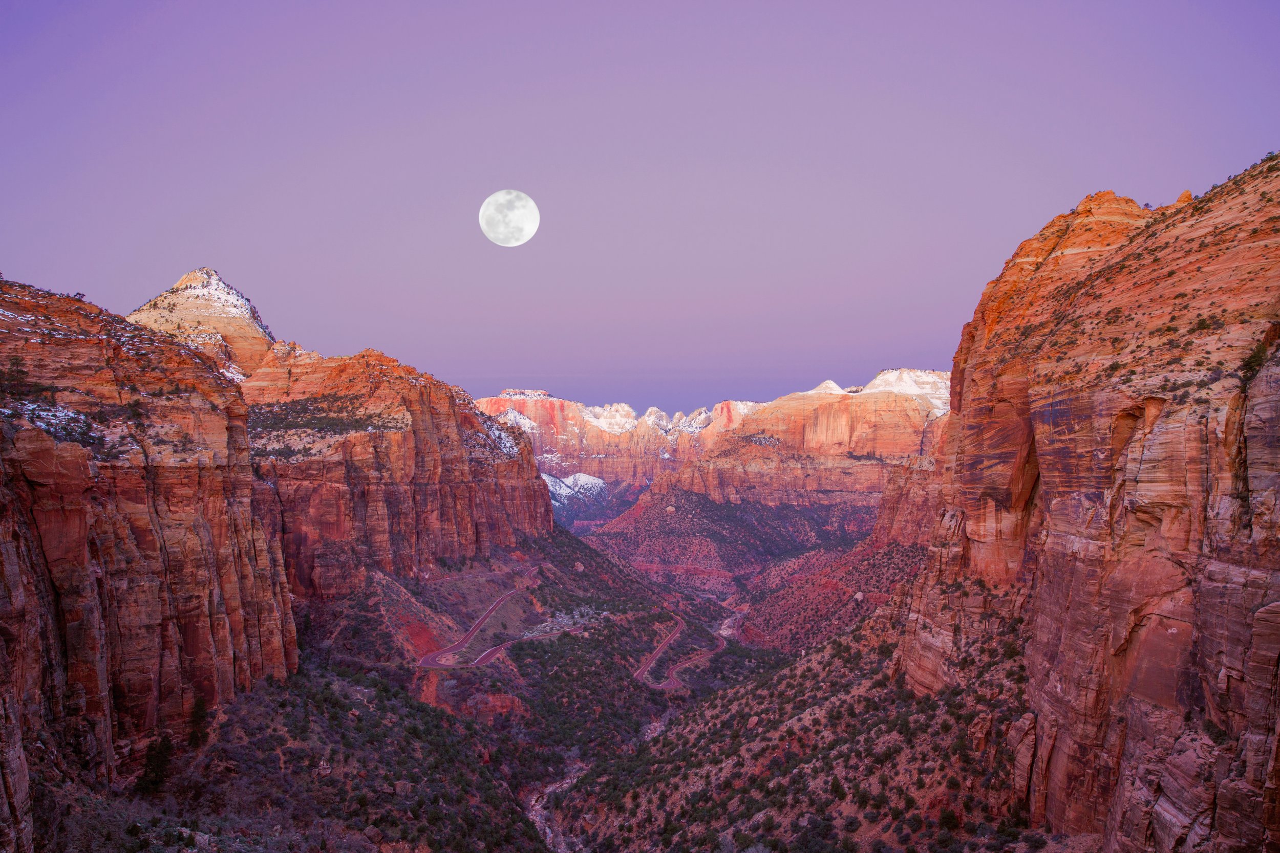 Zion Moon by Utah Print Vault