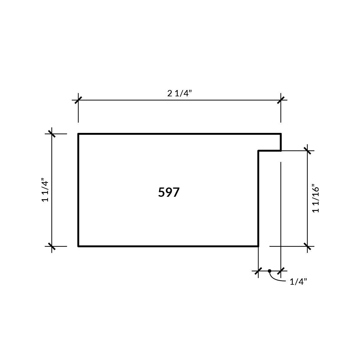 Cumberland Natural Cherry 597112 frame sample